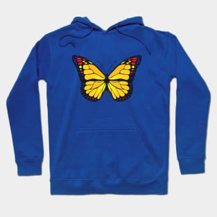 Yellow butterfly Hoodie